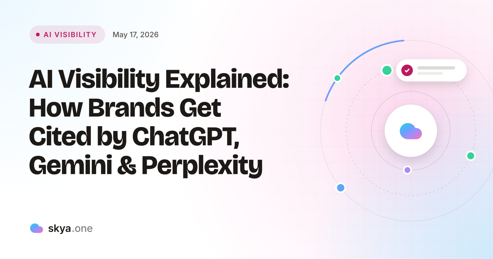 SKYA Journal AI Visibility cover: AI Visibility Explained: How Brands Get Cited by ChatGPT, Gemini & Perplexity