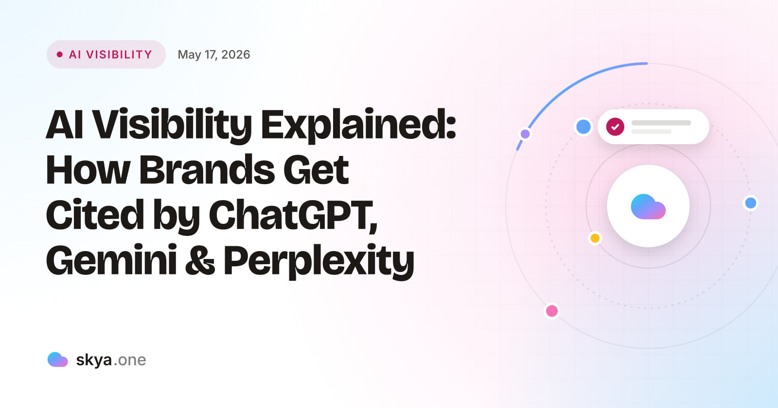 SKYA Journal AI Visibility cover: AI Visibility Explained: How Brands Get Cited by ChatGPT, Gemini & Perplexity