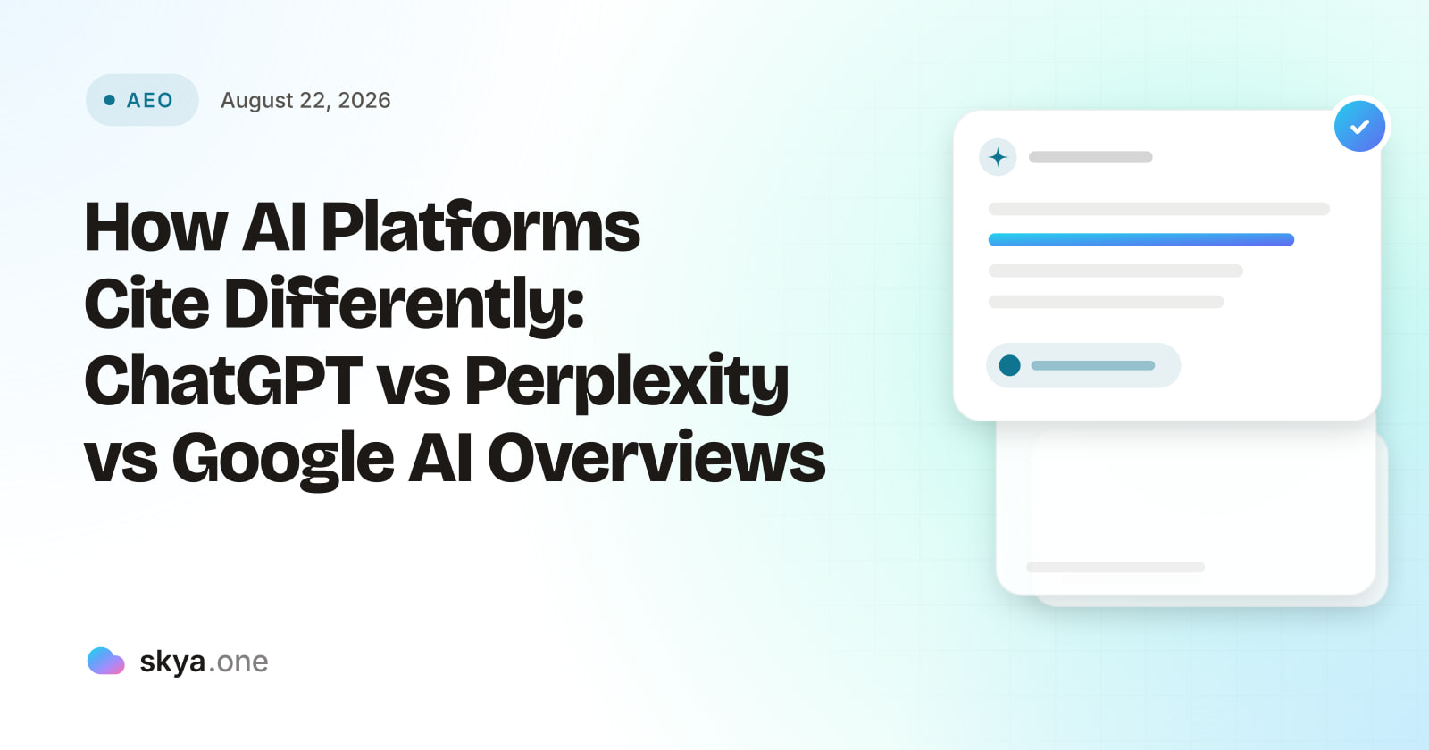 SKYA Journal AEO cover: How AI Platforms Cite Differently: ChatGPT vs Perplexity vs Google AI Overviews