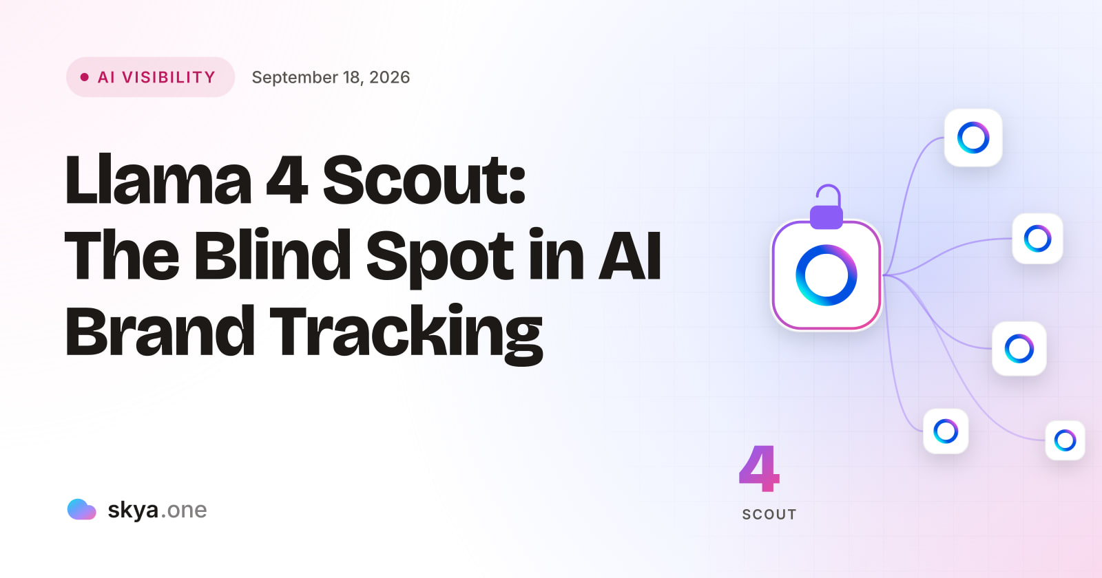 SKYA Journal AI Visibility cover: Meta's Llama 4 Scout Is Trending Again. Here's Why Open AI Models Are the Blind Spot Most Brand Tracking Ignores