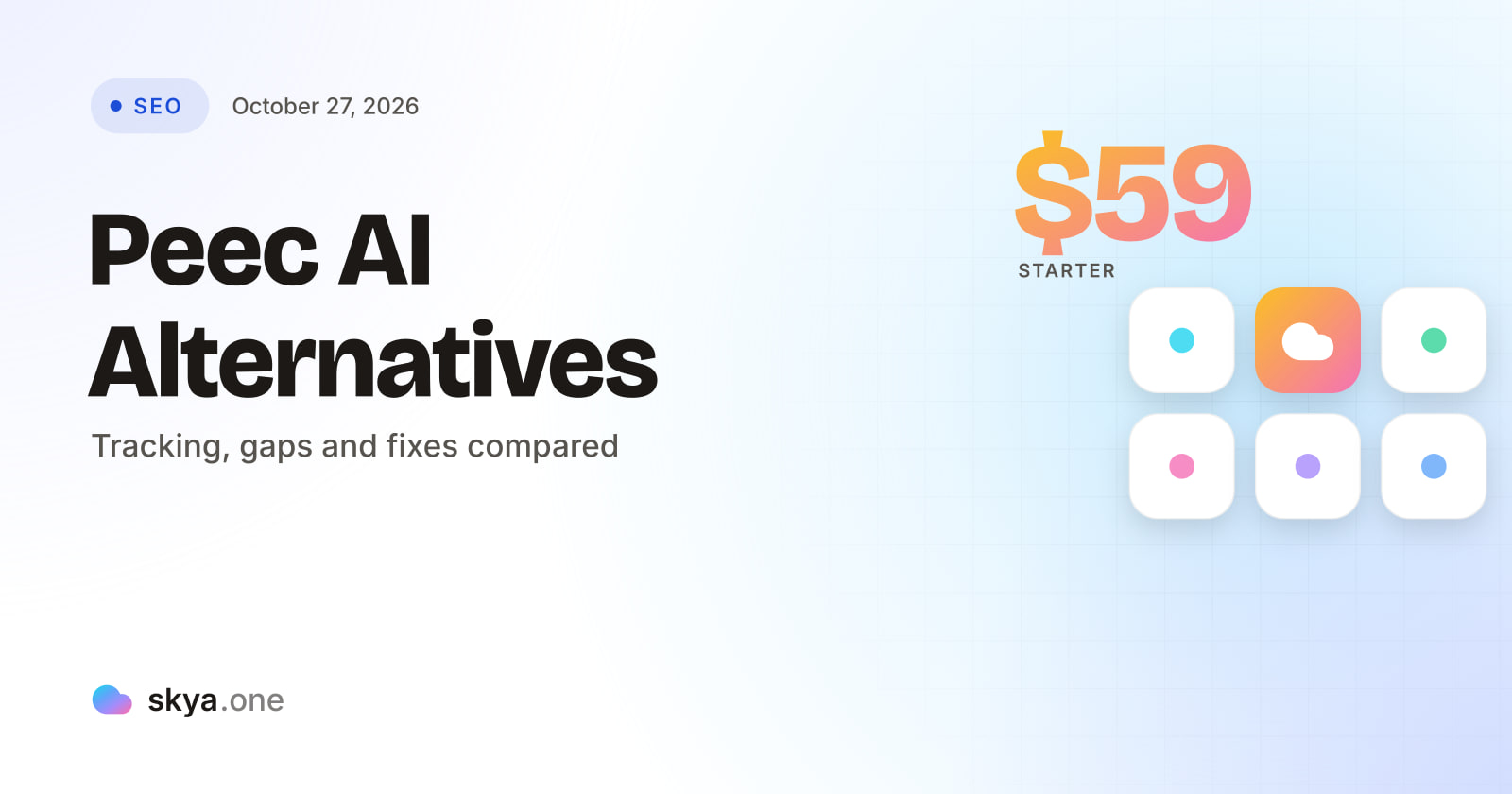 SKYA Journal SEO cover: Peec AI Alternatives